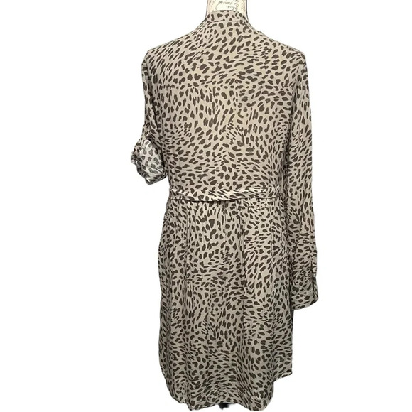 Anthropologie Cloth & Stone Leopard Print Flowy Dress Size Small - Picture 2 of 9